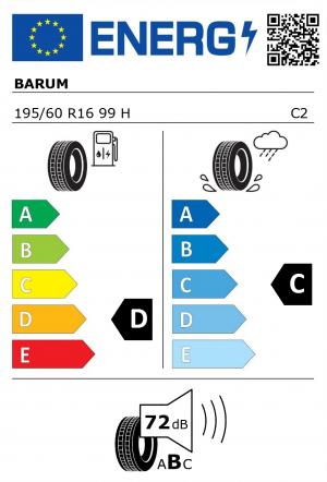 Spotřeba paliva - Přilnavost na mokrém povrchu - Hluk: D - C - 72 db (B)>