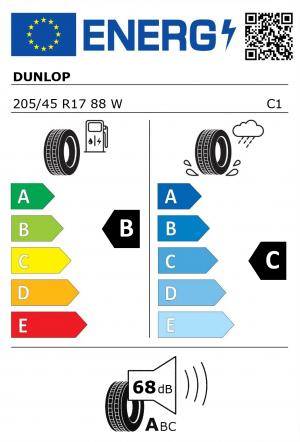 Spotřeba paliva - Přilnavost na mokrém povrchu - Hluk: B - C - 68 db (A)>