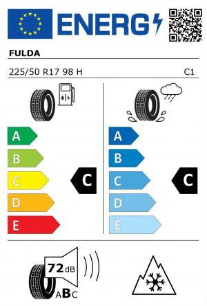 Spotřeba paliva - Přilnavost na mokrém povrchu - Hluk - 3PMSF: C - C - 72 db (B) - ANO>