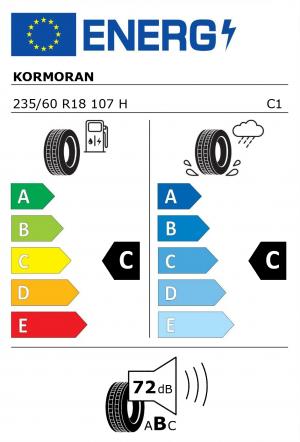 Spotřeba paliva - Přilnavost na mokrém povrchu - Hluk: C - C - 72 db (B)>