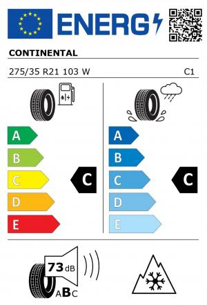 Spotřeba paliva - Přilnavost na mokrém povrchu - Hluk - 3PMSF: C - C - 73 db (B) - ANO>