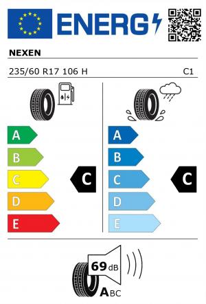 Spotřeba paliva - Přilnavost na mokrém povrchu - Hluk: C - C - 69 db (A)>