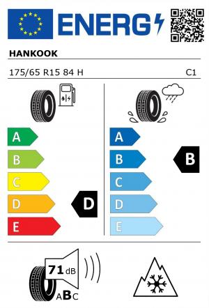 Spotřeba paliva - Přilnavost na mokrém povrchu - Hluk - 3PMSF: D - B - 71 db (B) - ANO>