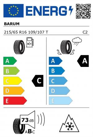Spotřeba paliva - Přilnavost na mokrém povrchu - Hluk - 3PMSF: C - A - 73 db (B) - ANO>