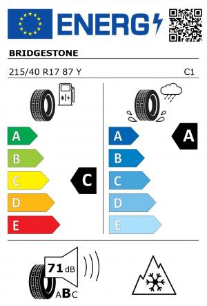 Spotřeba paliva - Přilnavost na mokrém povrchu - Hluk - 3PMSF: C - A - 71 db (B) - ANO>