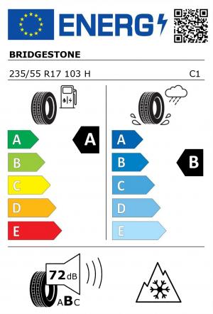 Spotřeba paliva - Přilnavost na mokrém povrchu - Hluk - 3PMSF: A - B - 72 db (B) - ANO>