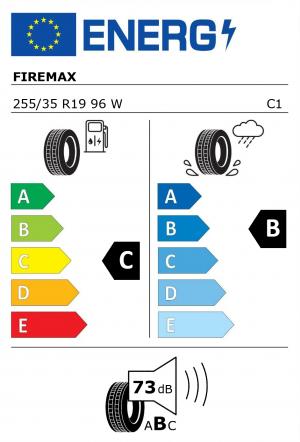 Spotřeba paliva - Přilnavost na mokrém povrchu - Hluk: C - B - 73 db (B)>