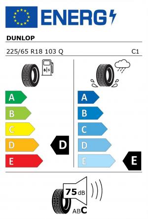 Spotřeba paliva - Přilnavost na mokrém povrchu - Hluk: D - E - 75 db (C)>